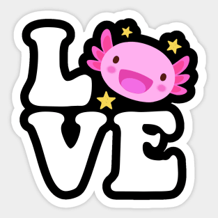 Christmas Axolotl Sticker